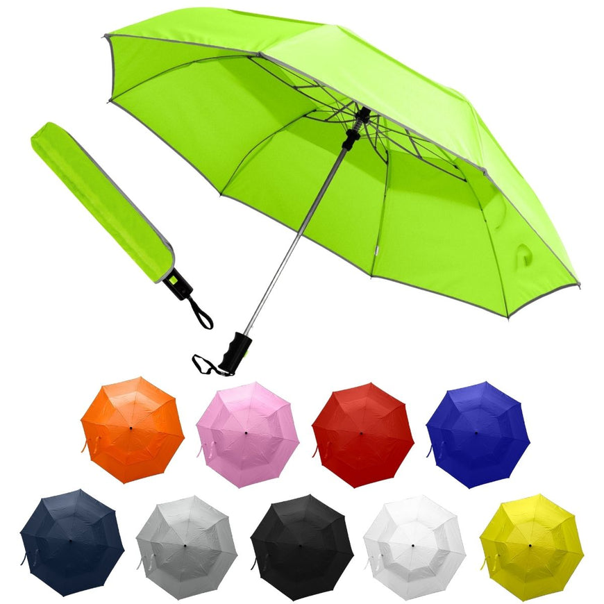 Reflective Piping Windproof Umbrella (UMB23802) – Branded Umbrellas