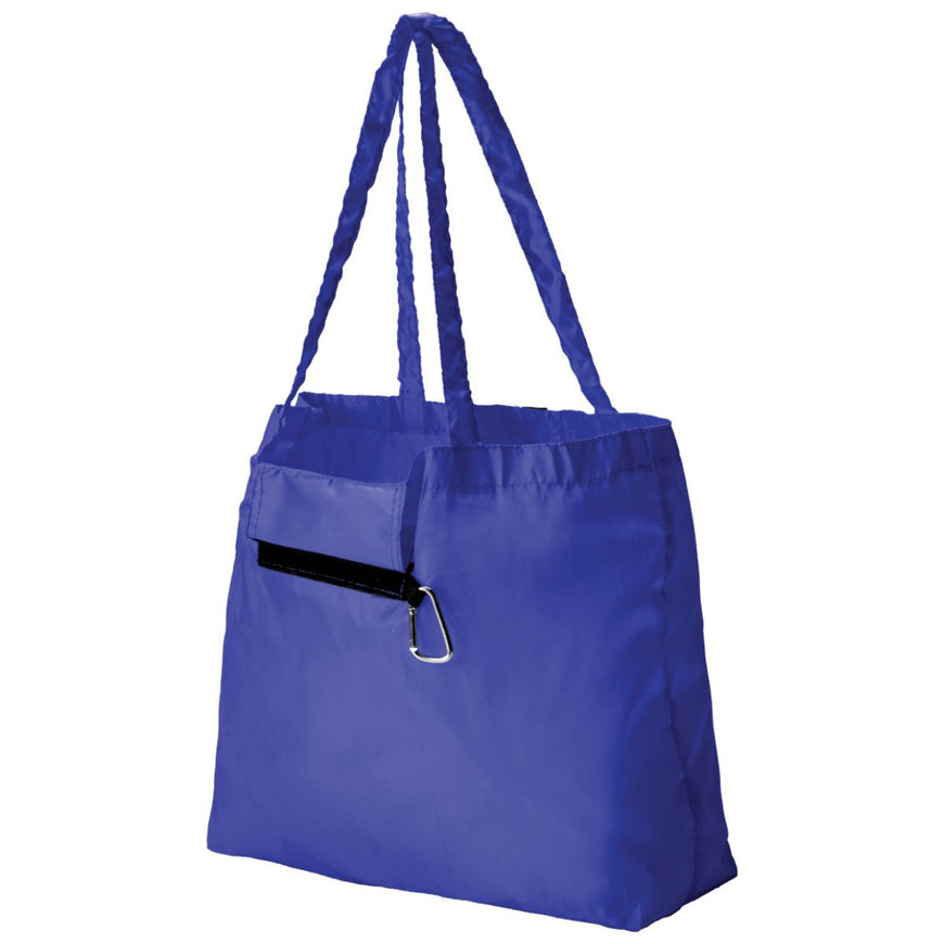 Foldable Shopper with Carabiner – Branded Shopping Bags