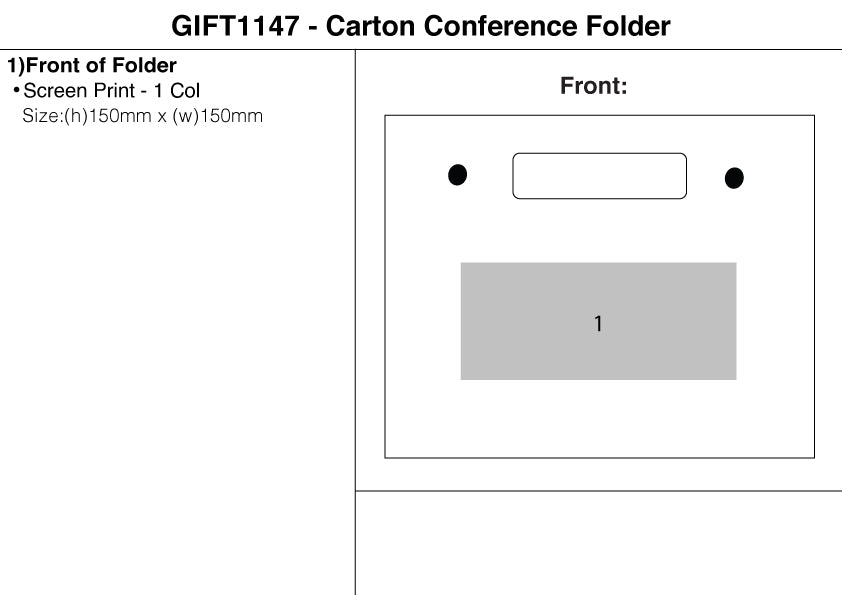 Carton Conference Folder – Branded Conference Folders