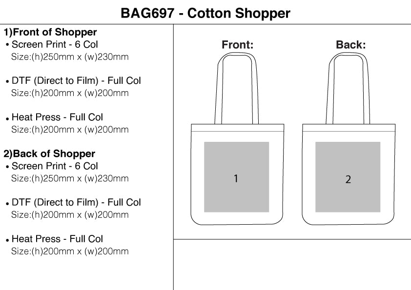 Cotton Shopper – Branded Shopping Bags