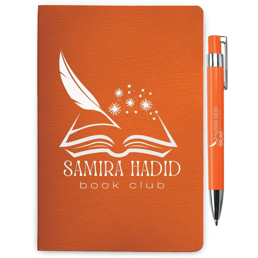 Scripted Style Notebook & Pen Set (NBSET25503) – Branded Gift Sets