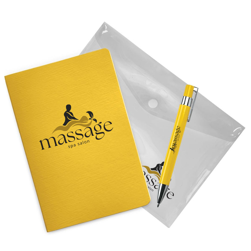 Scripted Style Notebook & Pen Set (NBSET25503) – Branded Gift Sets