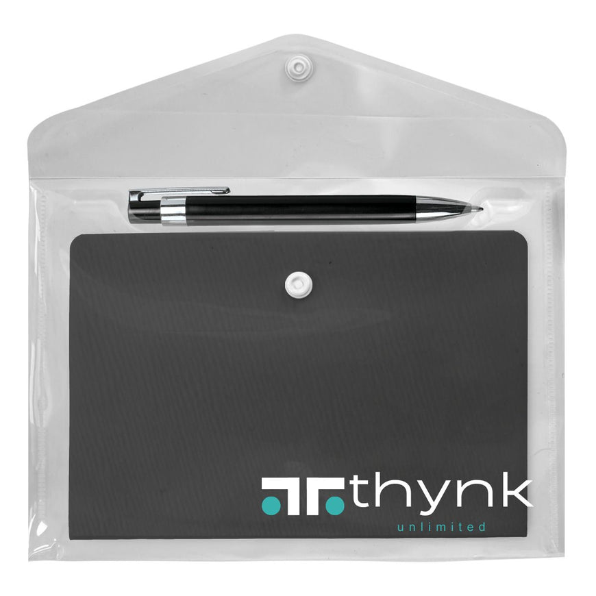 Scripted Style Notebook & Pen Set (NBSET25503) – Branded Gift Sets