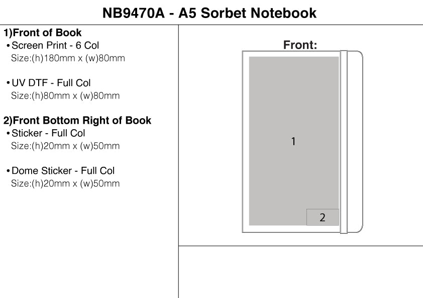 A5 Sorbet Notebook (NB9470A) – Branded Notebooks