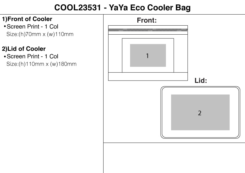 YaYa Eco Cooler Bag – Branded Cooler Bags