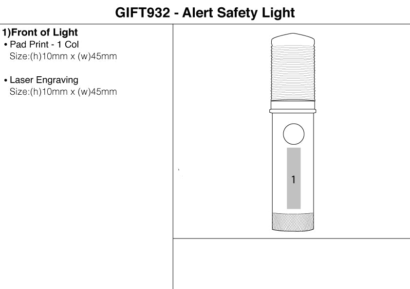 Alert Safety Light – Branded Tools and Torches
