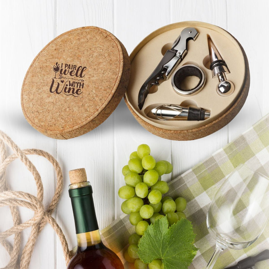 Moreto Cork Wine Giftset – Branded Picnic and Outdoor