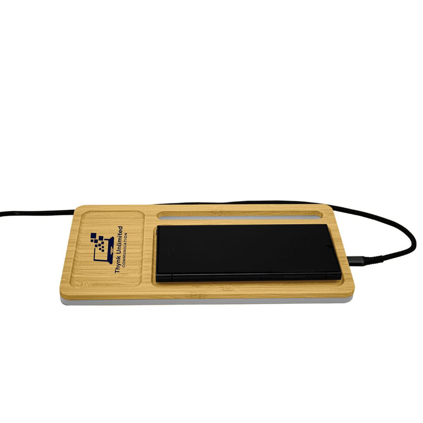Yurian Bamboo Wireless Charger – Branded Technology