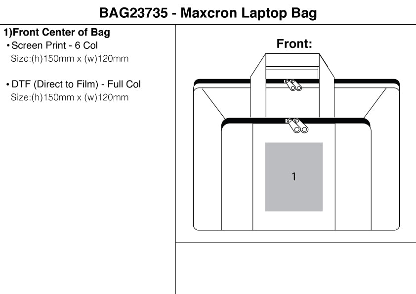 Maxcron Laptop Bag – Branded Conference Bags