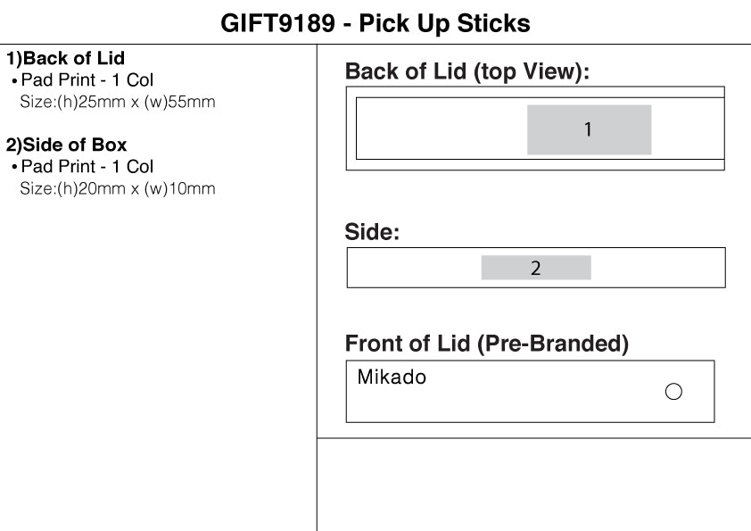 Pick Up Sticks – Branded Eco-Friendly