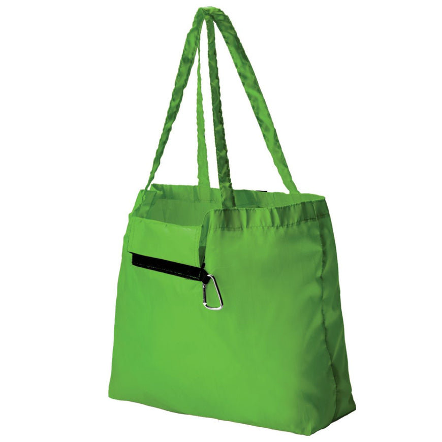 Foldable Shopper with Carabiner – Branded Shopping Bags
