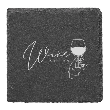 4 Piece Slate Coaster Set – Branded Picnic and Outdoor