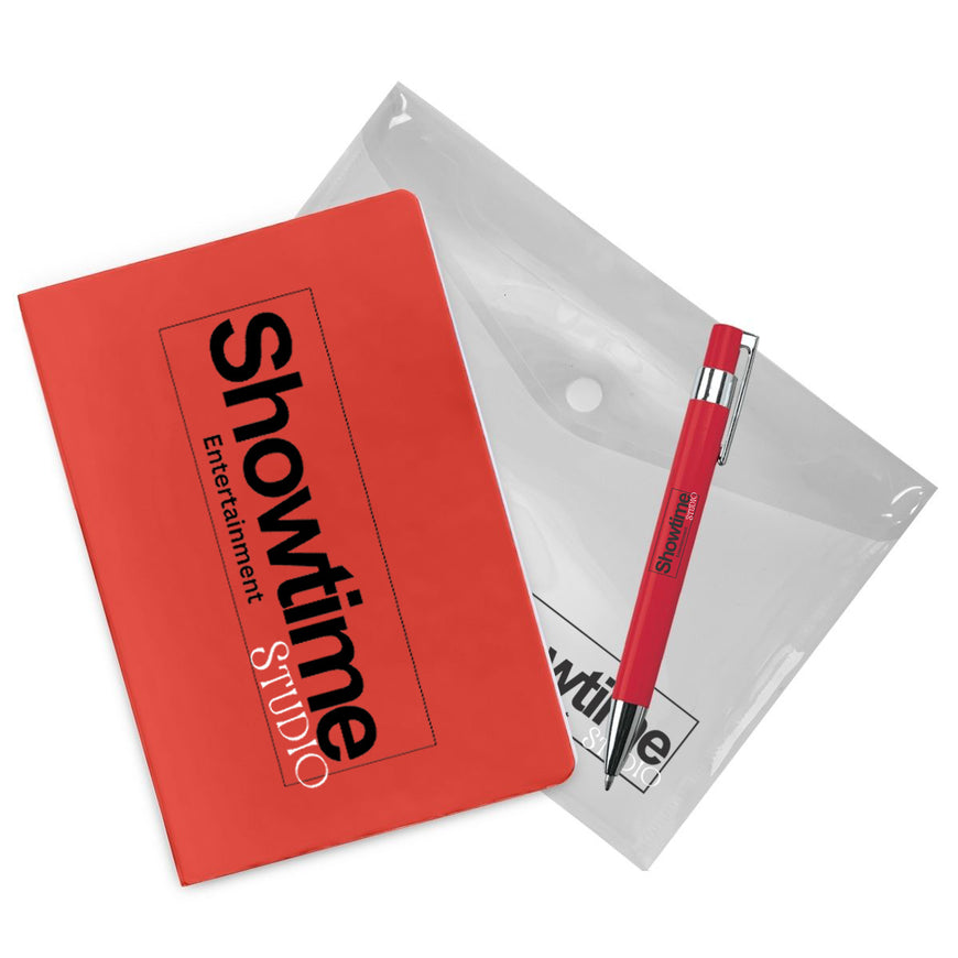 Scripted Style Notebook & Pen Set (NBSET25503) – Branded Gift Sets