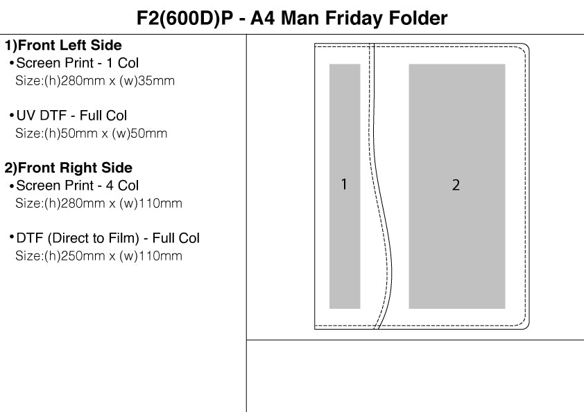 A4 Man Friday Folder – Branded Conference Folders