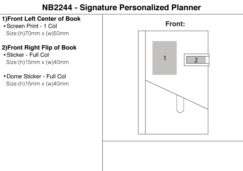 Signature Personalized Planner – Branded Notebooks