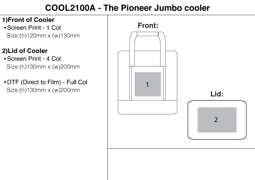 The Pioneer Jumbo cooler (COOL2100A) – Branded Cooler Bags