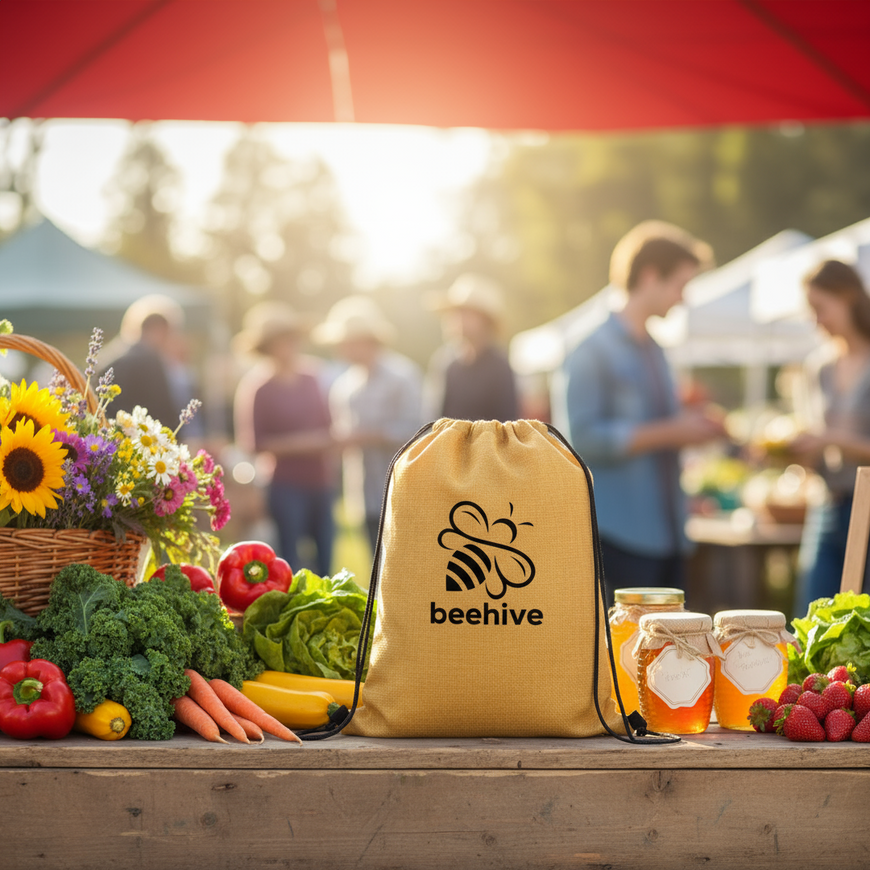 Jute Drawstring – Branded Drawstring Bags