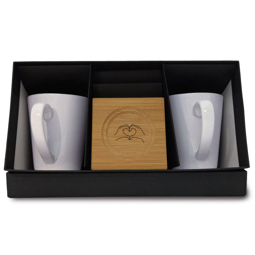 250ml Mug and Coaster Gift Set – Branded Executive Gifts