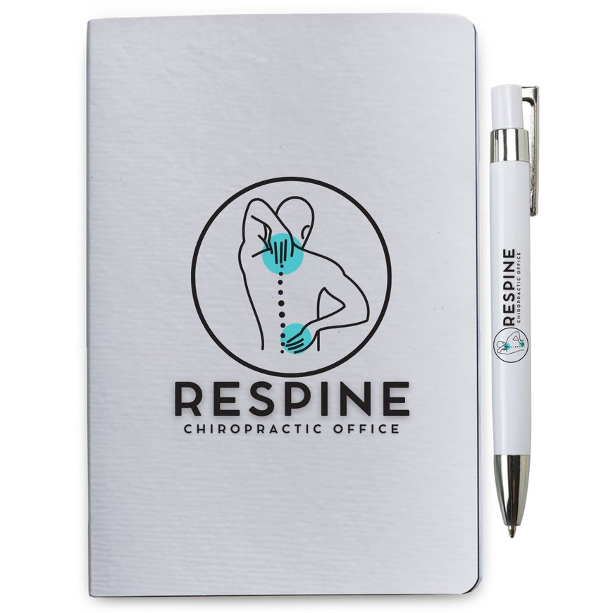 Scripted Style Notebook & Pen Set (NBSET25503) – Branded Gift Sets