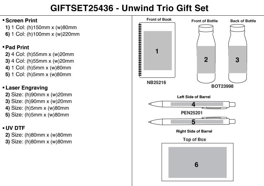 Unwind Trio Gift Set – Branded Gift Sets
