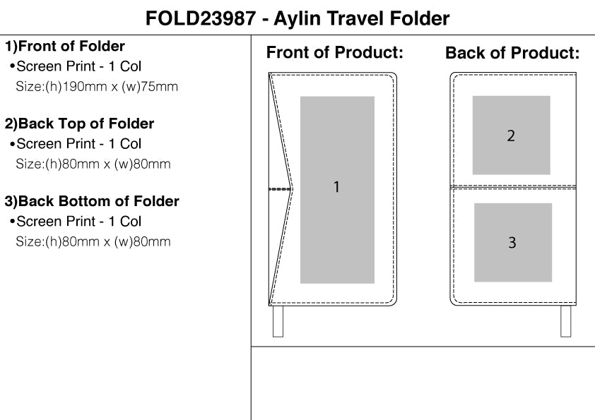 Aylin Travel Folder – Branded Leisure Travel