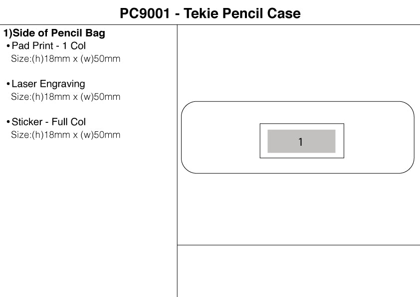 Tekie Pencil Case – Branded Stationery