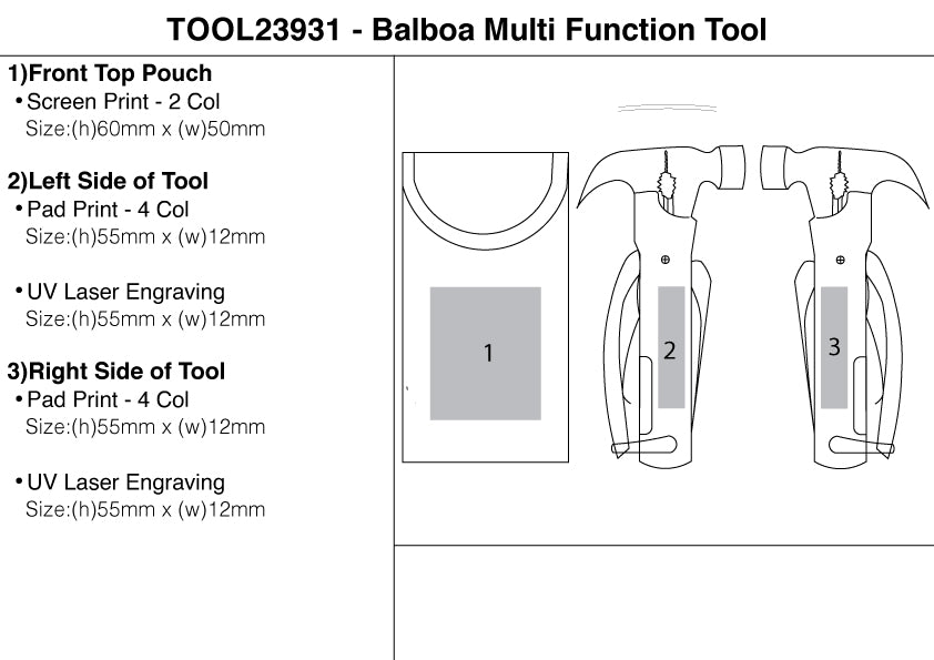 Balboa Multi Function Tool – Branded Tools and Torches