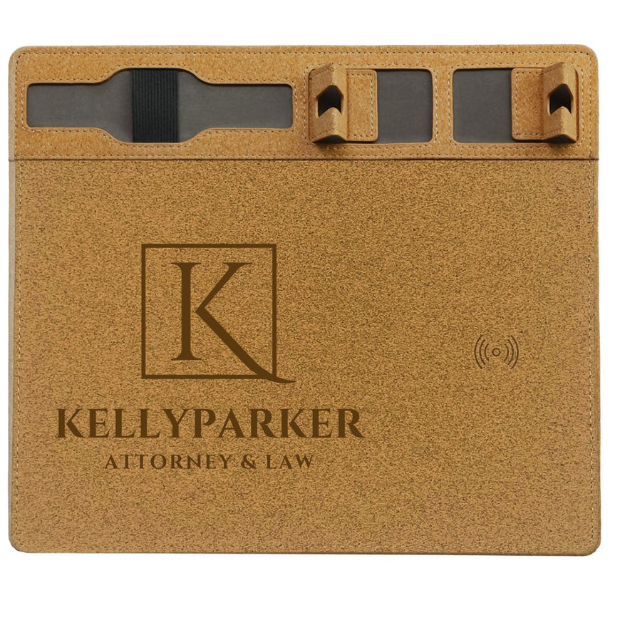 Luan Cork Wireless Charger & Mousepad – Branded Desktop Accessories