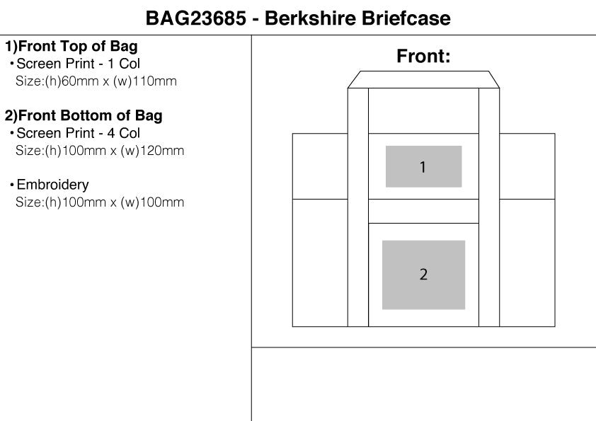 Berkshire Briefcase – Branded Conference Bags