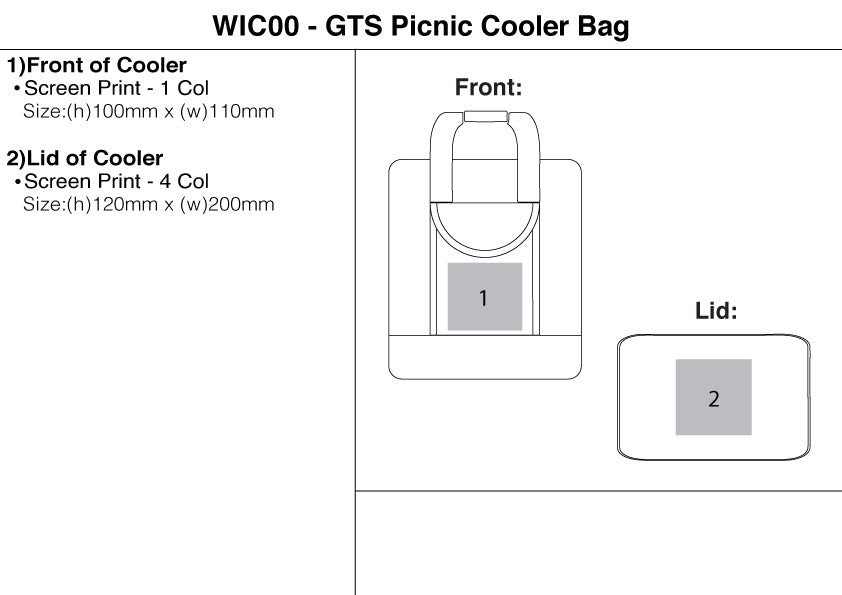 GTS Picnic Cooler Bag (WIC00) – Branded Cooler Bags