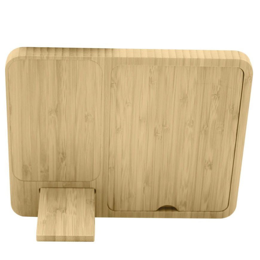 Bamboo Wireless Charger & Photo Frame – Branded Technology