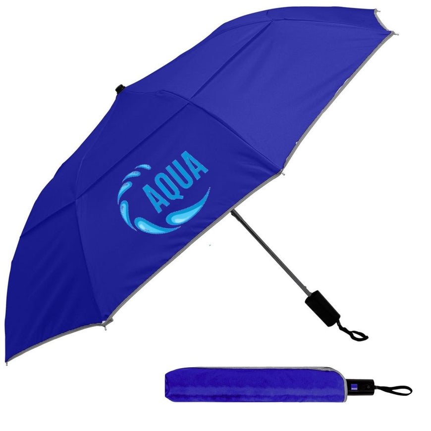 Reflective Piping Windproof Umbrella (UMB23802) – Branded Umbrellas