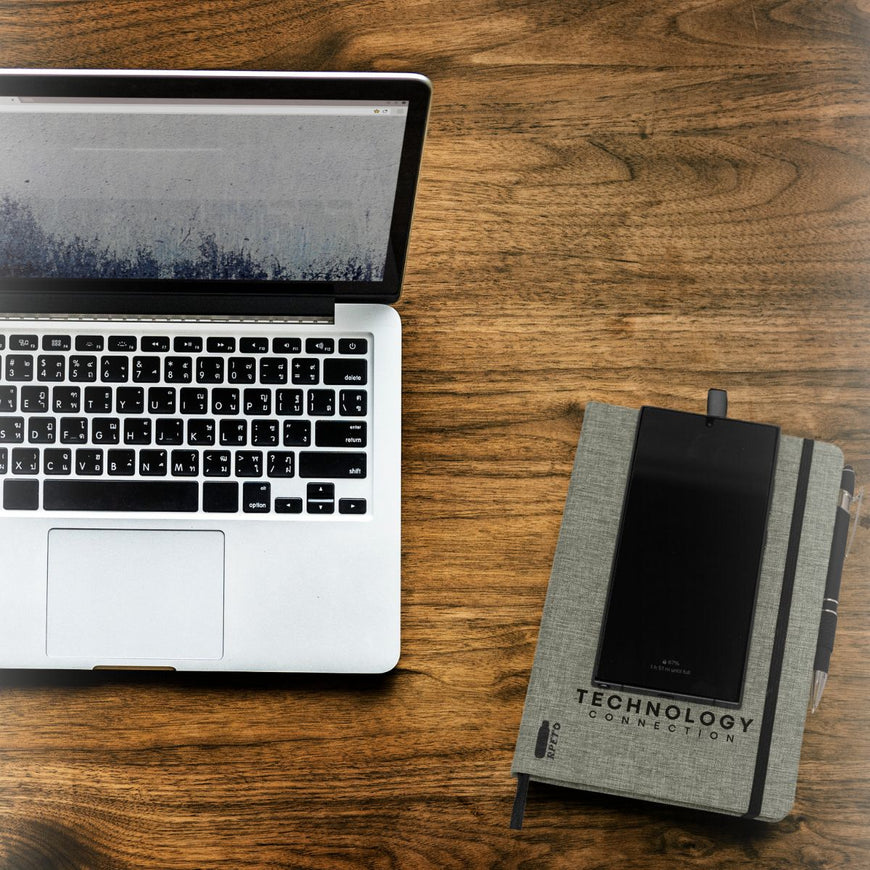 Tecnar Wireless Charging Notebook – Branded Technology