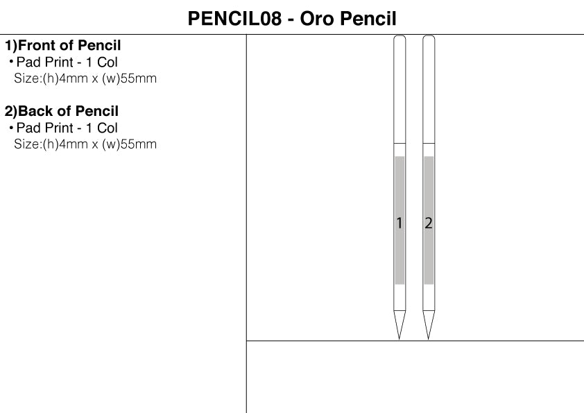 Oro Pencil – Branded Stationery