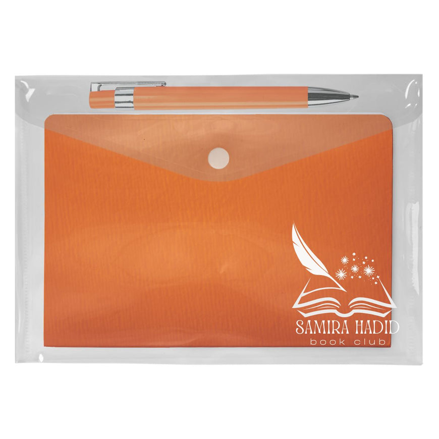 Scripted Style Notebook & Pen Set (NBSET25503) – Branded Gift Sets