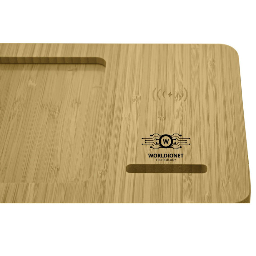 Bamboo Wireless Charger & Photo Frame – Branded Technology