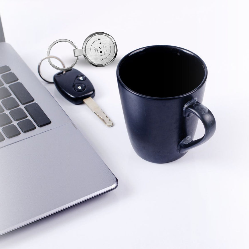 Biru Round Dome Keyring – Branded Keyrings