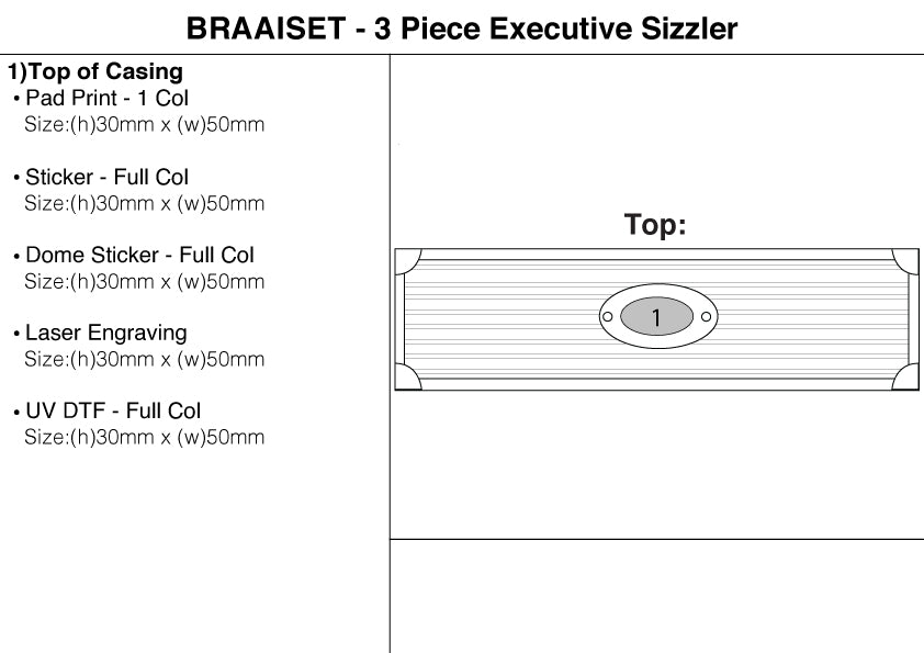 3 Piece Executive Sizzler – Branded Executive Gifts