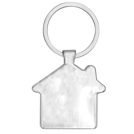 House Metal Bamboo Keyring – Branded Eco-Friendly