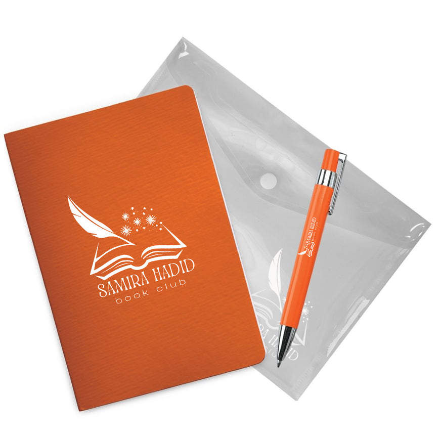 Scripted Style Notebook & Pen Set (NBSET25503) – Branded Gift Sets