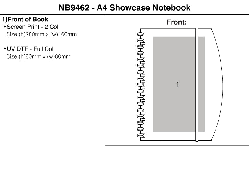 A4 Showcase Notebook – Branded Notebooks