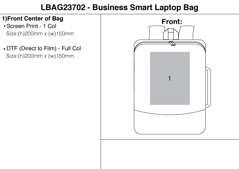 Business Smart Laptop Bag – Branded Laptop Bags