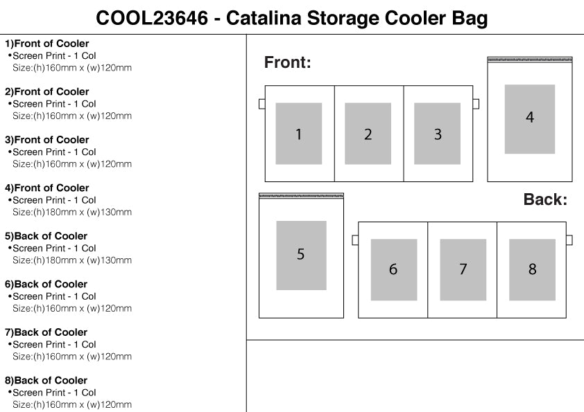 Catalina Storage Cooler Bag – Branded Cooler Bags